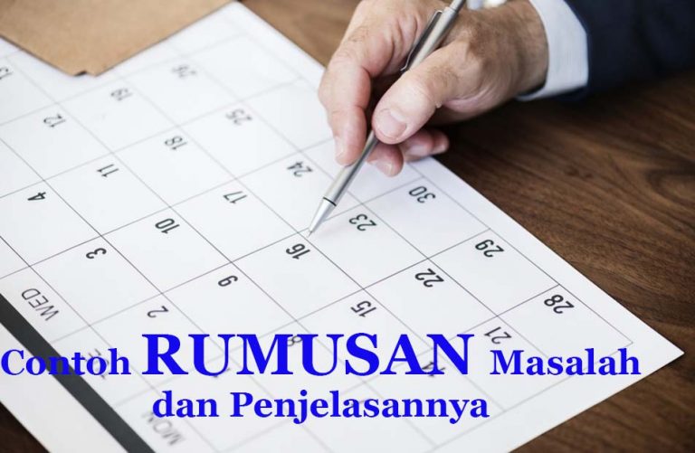 √ 21 Contoh Rumusan Masalah Proposal Penelitian/Makalah ...