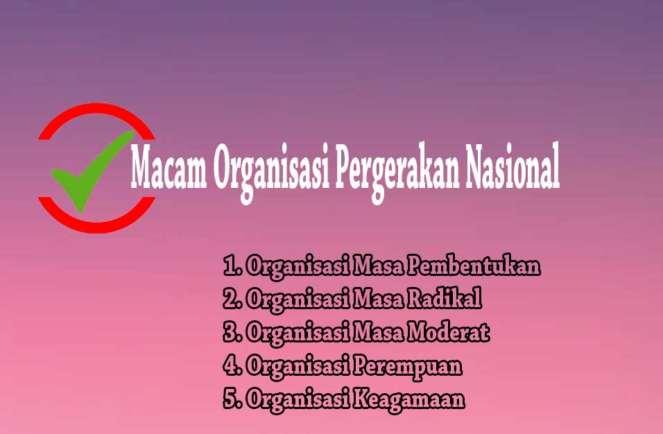 Organisasi Pergerakan Nasional